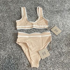 frappe stone fox swim bikini NWT